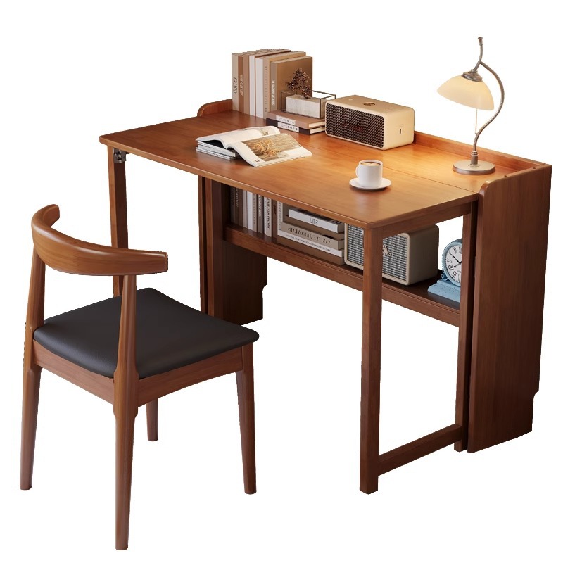Office Furniture Now - All solid wood folding desk small