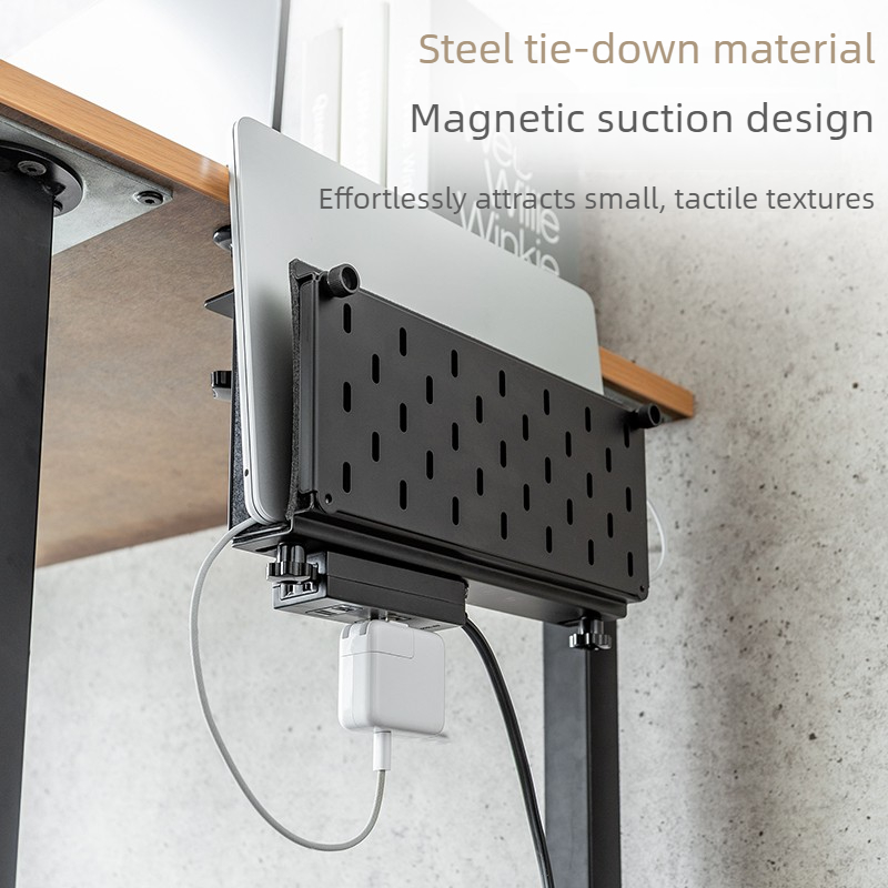 Pegboard Office Organizer - Hanging Desk File Organizer Basket Pegboard