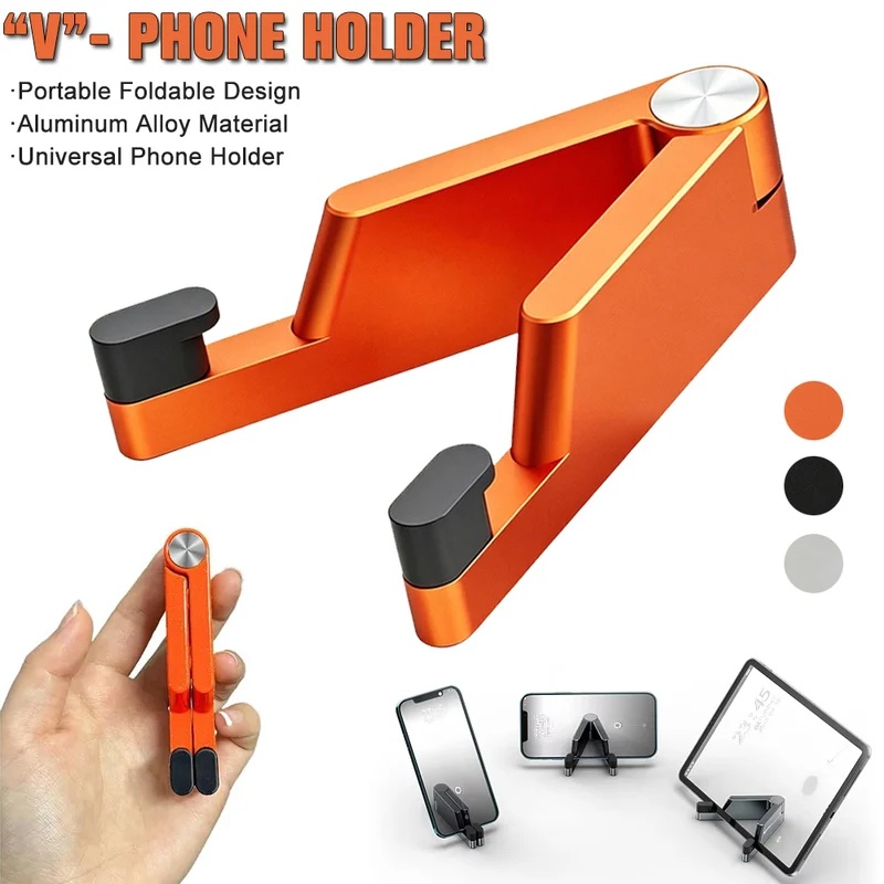 Mobile Pedestal Cabinet - Aluminum Portable Universal Phone Holder Mini