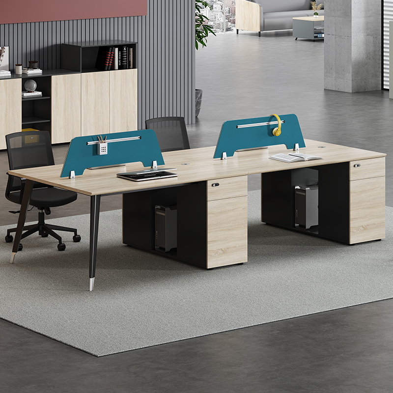 Office Furniture Set - &Modern 4 Seat Staff Office Desk