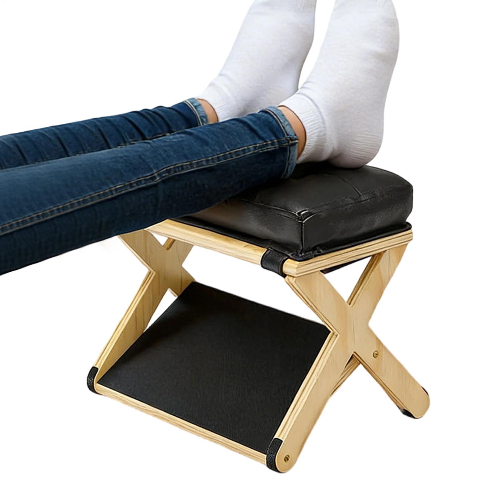 Office Furniture Wholesale - Foot Rest Under Desk Wooden Double-Layer