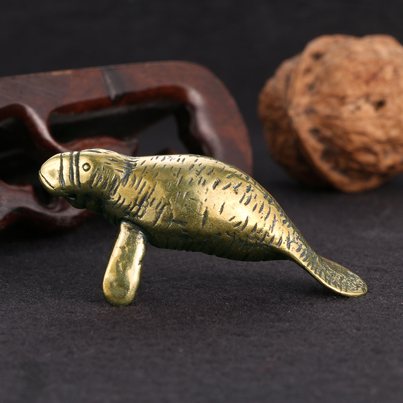 Brass Florida Manatee Decorati - Office Furniture Wholesale recension och pris
