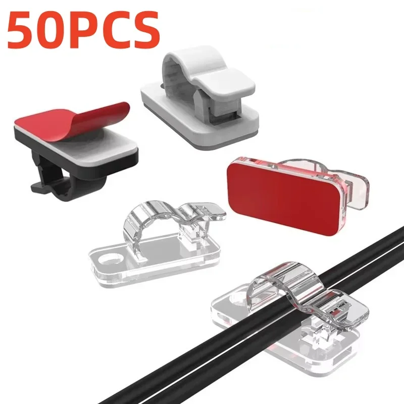 10/50Pcs Self Adhesive Cable C - Pegboard Office Organizer recension och pris