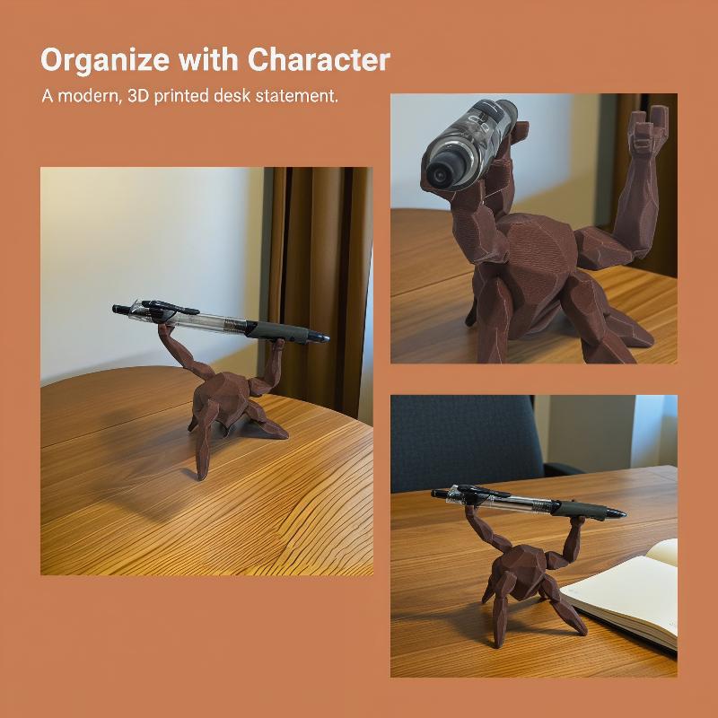 Rocky Pen Holder 3D Printed Pr - Pegboard Office Organizer recension och pris
