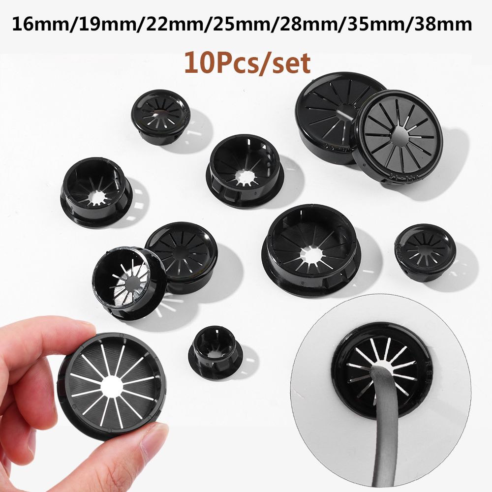 10pcs/set Plastic Cable Hole C - Office Furniture Set recension och pris