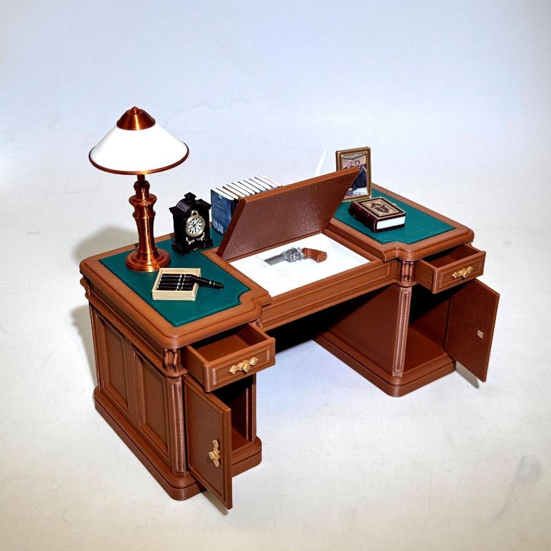 1:12 Scale Dollhouse Mini Vint - Office Furniture Set recension och pris