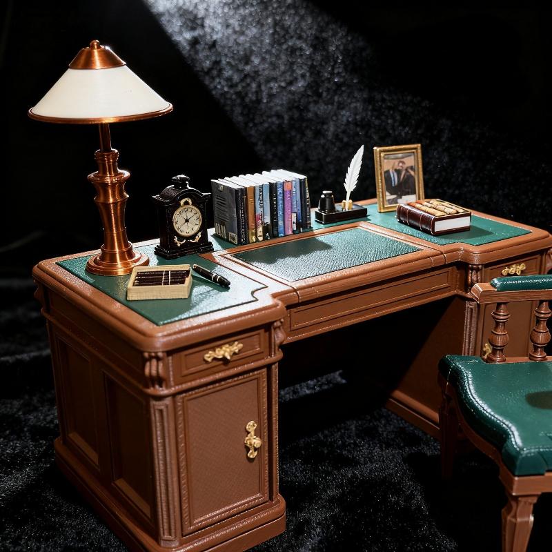 1:12 Scale Dollhouse Mini Vint - Office Furniture Set recension och pris