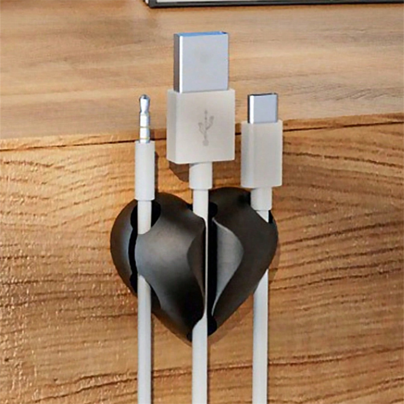 2pcs Heart-Shaped Mini Cable W - Pegboard Office Organizer recension och pris