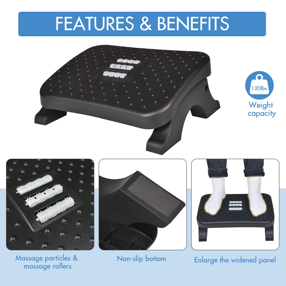 Ergonomic Under Desk Footrest  - Office Furniture Wholesale recension och pris
