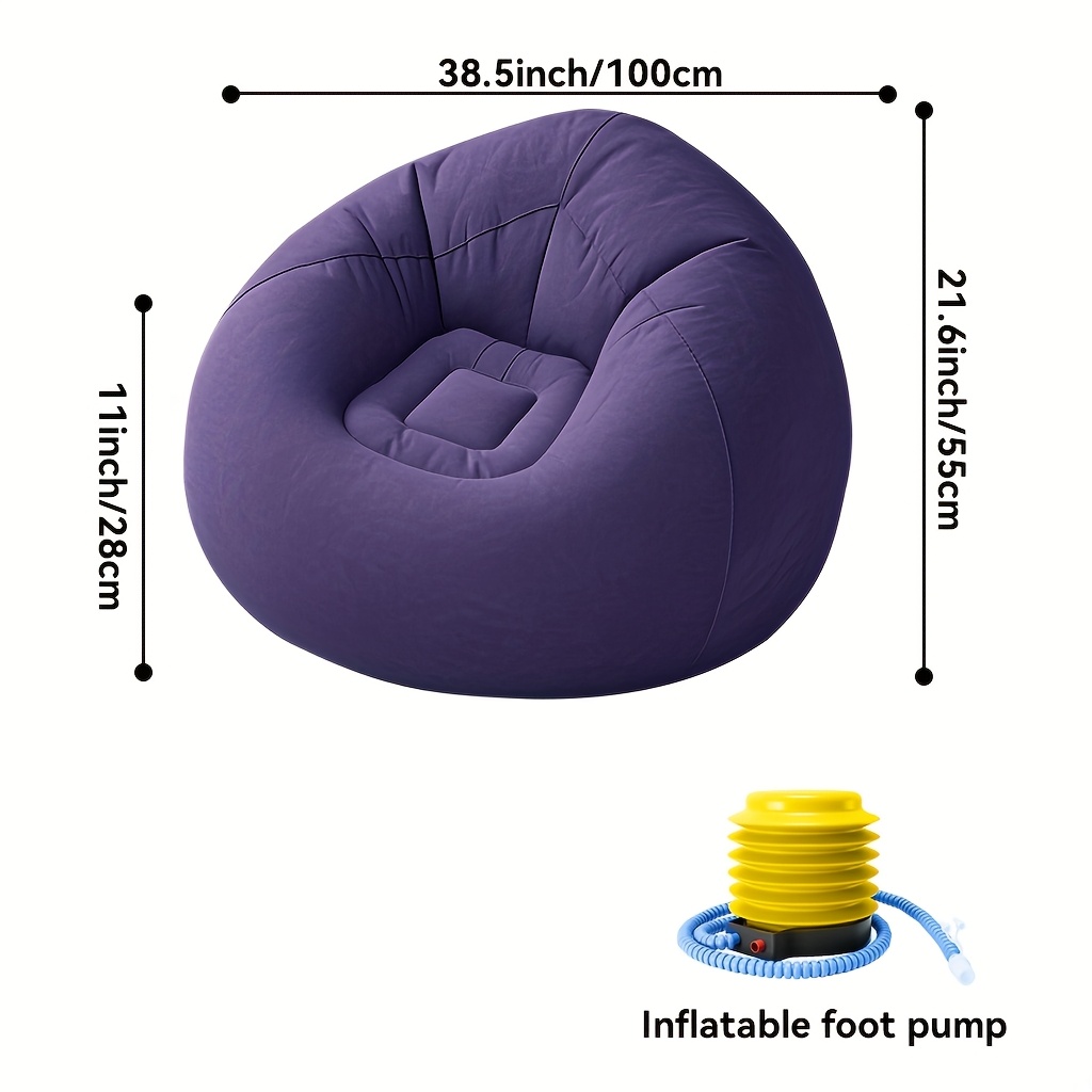 Set of 1 Inflatable Bean Bag C - Office Furniture Set recension och pris