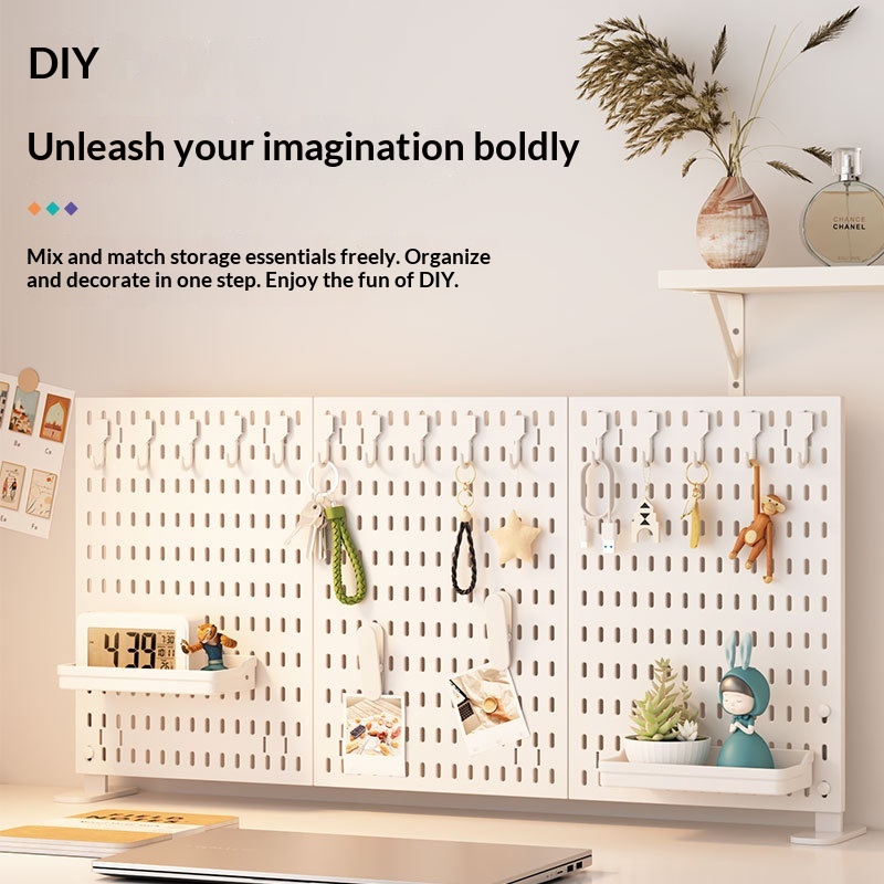 No Drill Clamp Mount Vertical  - Pegboard Office Organizer recension och pris