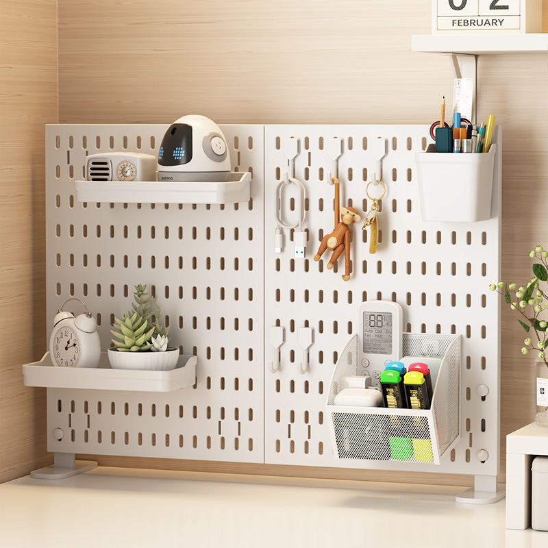 No Drill Clamp Mount Vertical  - Pegboard Office Organizer recension och pris