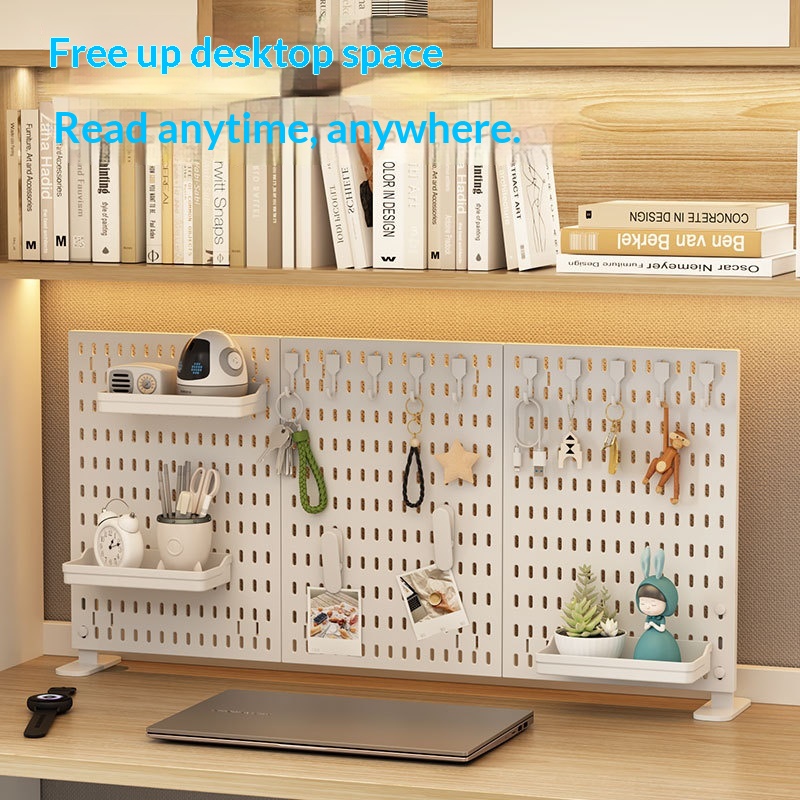 No Drill Clamp Mount Vertical  - Pegboard Office Organizer recension och pris