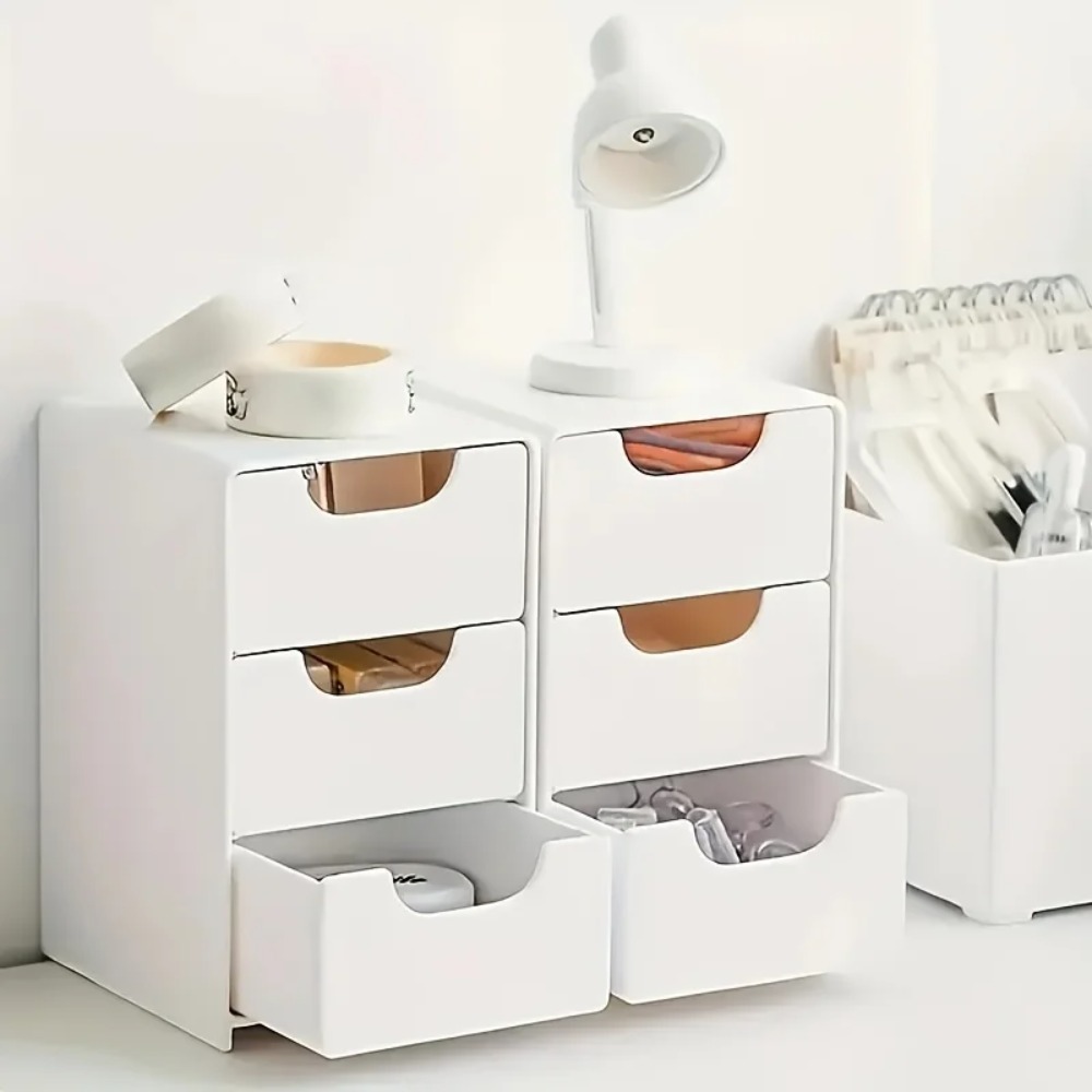 Chic 3-Tier Desk Organizer wit - Pegboard Office Organizer recension och pris