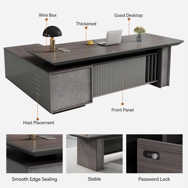 Customized Wholesale Modern L- - Office Furniture Wholesale recension och pris