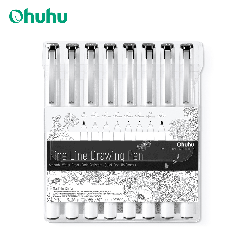 Ohuhu Micro Pen Fineliner Draw - Copic Marker Sketch recension och pris