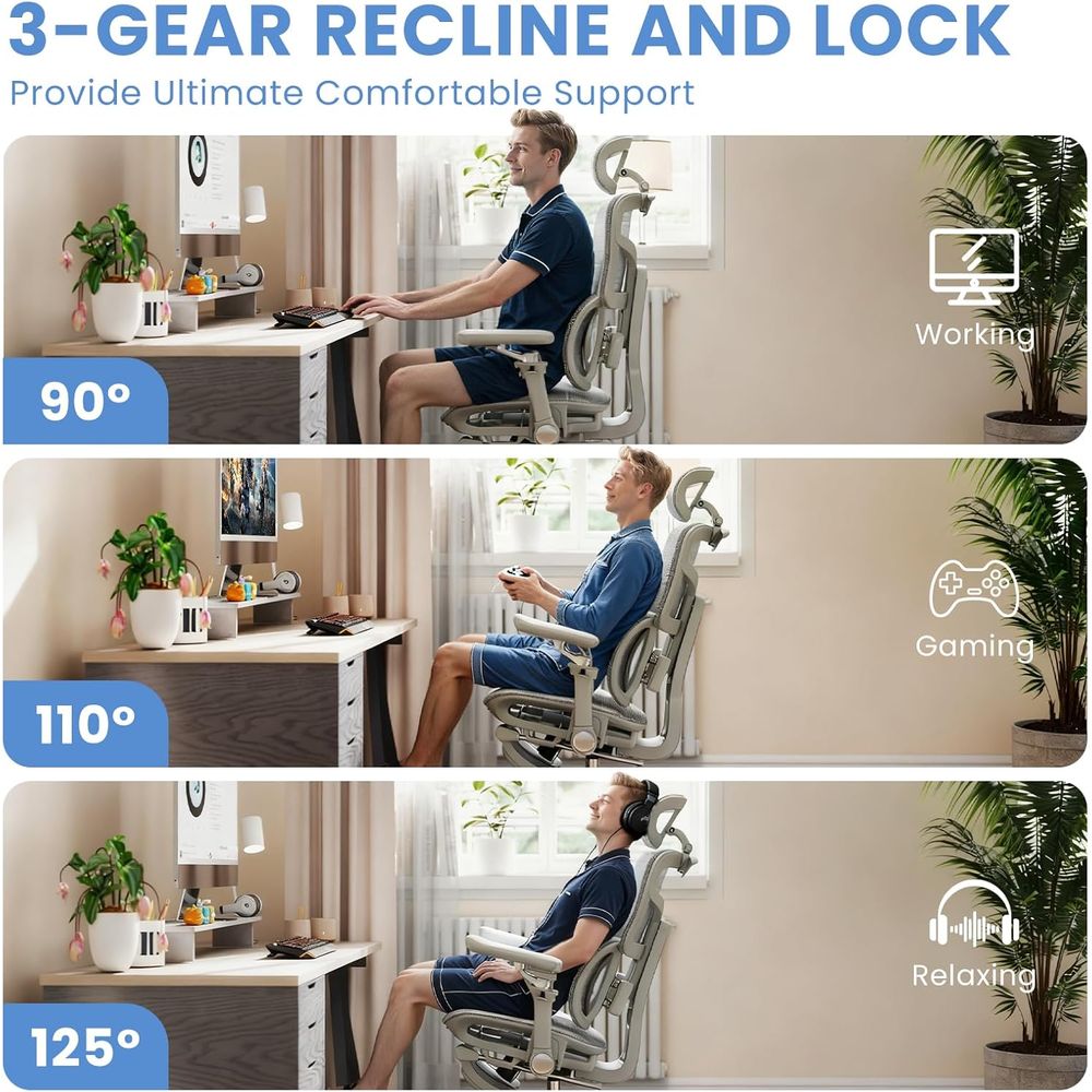 Ergonomic Oice Chair with ootr - Office Furniture Zone recension och pris